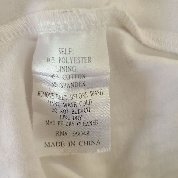 Love U Lots Girls Sleeveless Geo Dress Size 4T Black and White with Red Ribbon - Picture 12 of 12